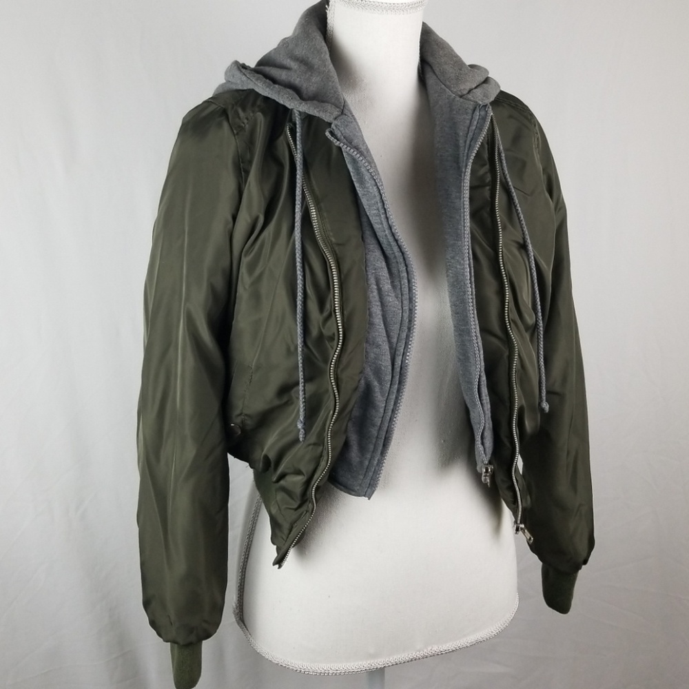 Ambiance Bomber Hooded Jacket (item #a1)